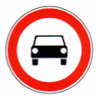 Zabrana prometa za sva vozila na motorni pogon osim za motocikle bez prikolice i mopede