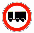 Zabrana prometa za teretni automobil koji vuče priključno vozilo