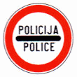 Zabrana prolaska bez zaustavljanja - policija