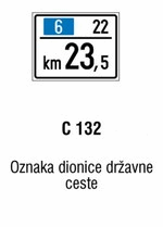 Oznaka dionice državne ceste