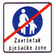 Završetak pješačke zone