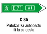 Putokaz za autocestu ili brzu cestu