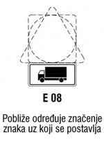 Pobliže određuje značenja znaka uz koji se postavlja