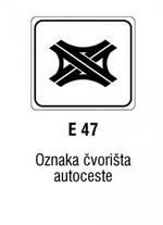 Oznaka čovrišta autoceste