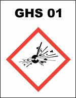 GHS-01 - Simbol: eksplodirajuća bomba