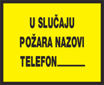 U slučaju požara nazovi telefon____