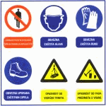 Skupna ploča obveznih znakova za privremena gradilišta