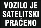 VOZILO JE SATELITSKI PRAĆENO