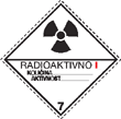 Radioaktivne tvari (skupina I - bijelo)