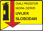 Ovaj prostor mora ostati uvijek slobodan