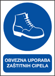 Obvezna uporaba zaštitnih cipela