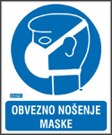 Obvezno nošenje maske