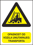 Opasnost od vozila unutarnjeg transporta