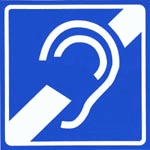 Oznaka pristupačnosti za gluhe osobe i osobe oštećenog sluha