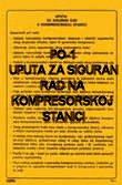 Uputa za siguran rad na kompresorskoj stanici