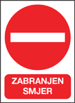 Zabranjen smjer