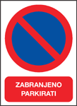 Zabranjeno parkirati