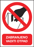 Zabranjeno vaditi otpad