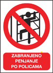 Zabranjeno penjanje po policama