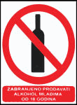 Zabranjeno prodavati alkohol mlađima od 18 godina