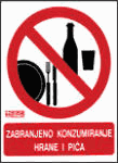 Zabranjeno konzumiranje hrane i pića