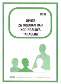 POS  40 - Uputa za siguran rad kod poslova taracera