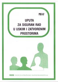 POS  87 - Uputa za siguran rad u uskim i zatvorenim prostorima