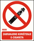 Zabranjeno korištenje e-cigareta